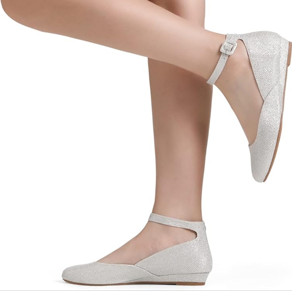 Dream Pairs Women's Gray Flats